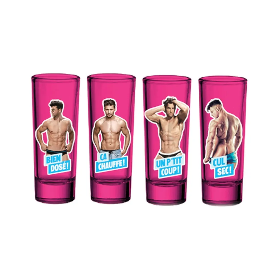 VERRE SHOOTER MODÈLE HOMME 75ML ROSE