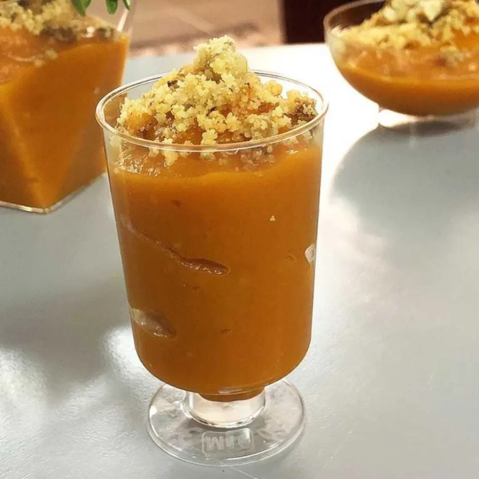 20 VERRES À PIED VERRINES 5CL TRANSPARENT