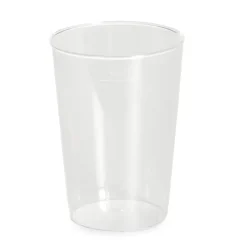 40 VERRES RONDS RÉUTILISABLES 10CL TRANSPARENT