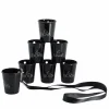 7 VERRES À SHOOTER RÉUTILISABLES BOYS 50CL NOIR