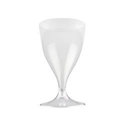 10 VERRES VIN EAU RÉUTILISABLES 20CL TRANSPARENT