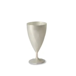6 VERRES À VIN RÉUTILISABLES 15CL NACRÉ