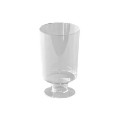 10 VERRES À VIN RÉUTILISABLES 17CL TRANSPARENT