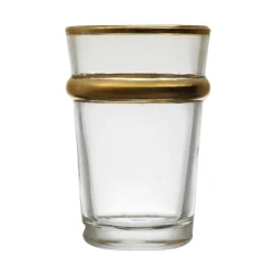 6 VERRE THÉ VERRERIE ORIENTAL 11CL TRANSPARENT