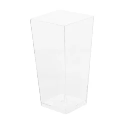 8 VERRINES CARRÉES RÉUTILISABLES 8.5CL TRANSPARENT