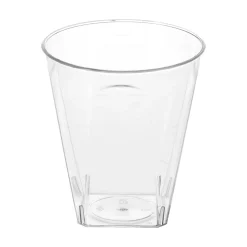 20 VERRINES FACETTE 6CL TRANSPARENT