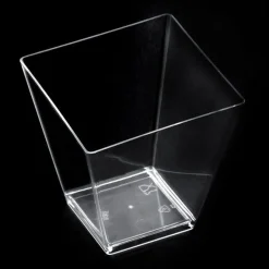 25 VERRINES LOSANGE RÉUTILISABLE 9.5CL TRANSPARENT