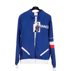 VESTE DE SURVÊTEMENT BLEU SUPPORTER FRANCE FEMME