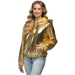 VESTE STREETWEAR FESTIVAL OR MÉTAL FEMME