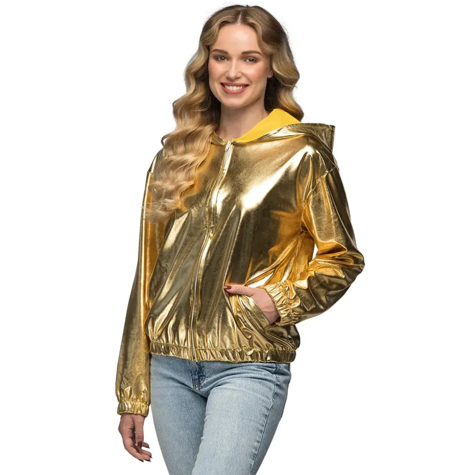 VESTE STREETWEAR FESTIVAL OR MÉTAL FEMME
