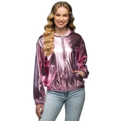 VESTE STREETWEAR FESTIVAL ROSE MÉTAL FEMME
