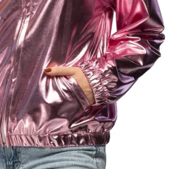 VESTE STREETWEAR FESTIVAL ROSE MÉTAL FEMME