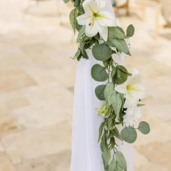 VOILE ARCHE DE CÉRÉMONIE 2X6.2M BLANC