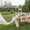 VOILE ARCHE DE CÉRÉMONIE 2X6.2M ROSE